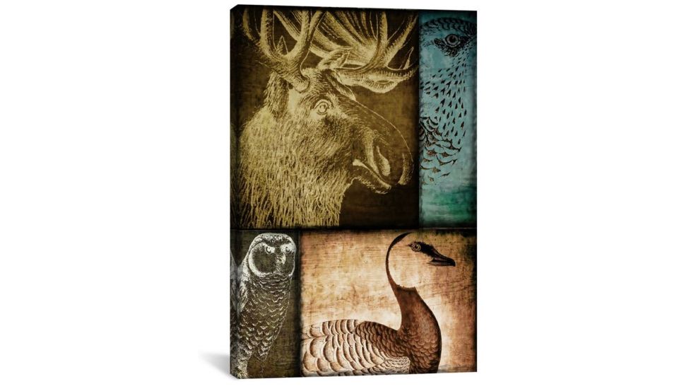 iCanvas Hunting Season III by Color Bakery Canvas Print, Multi, 26x18x0.75 9671-1PC3-26x18