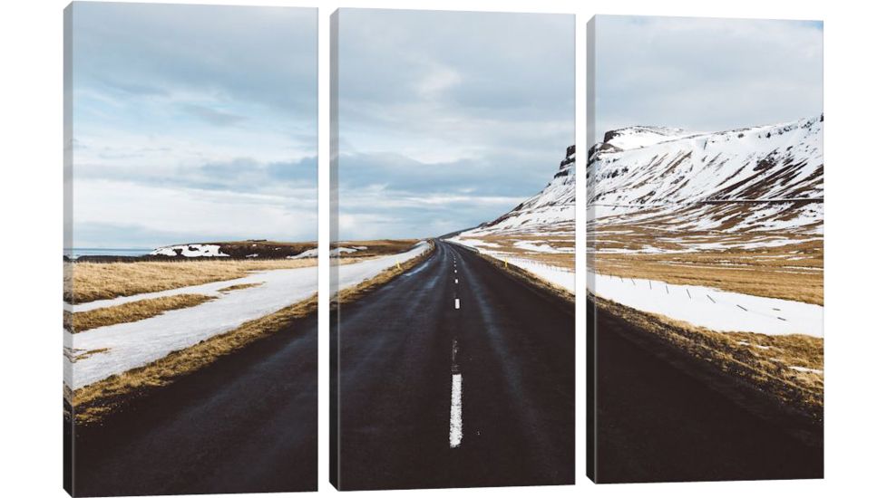 iCanvas Icelandic Roads I by Christopher Kerksieck Canvas Print, Multi, 40 x 60 CKE44-3PC3-60x40