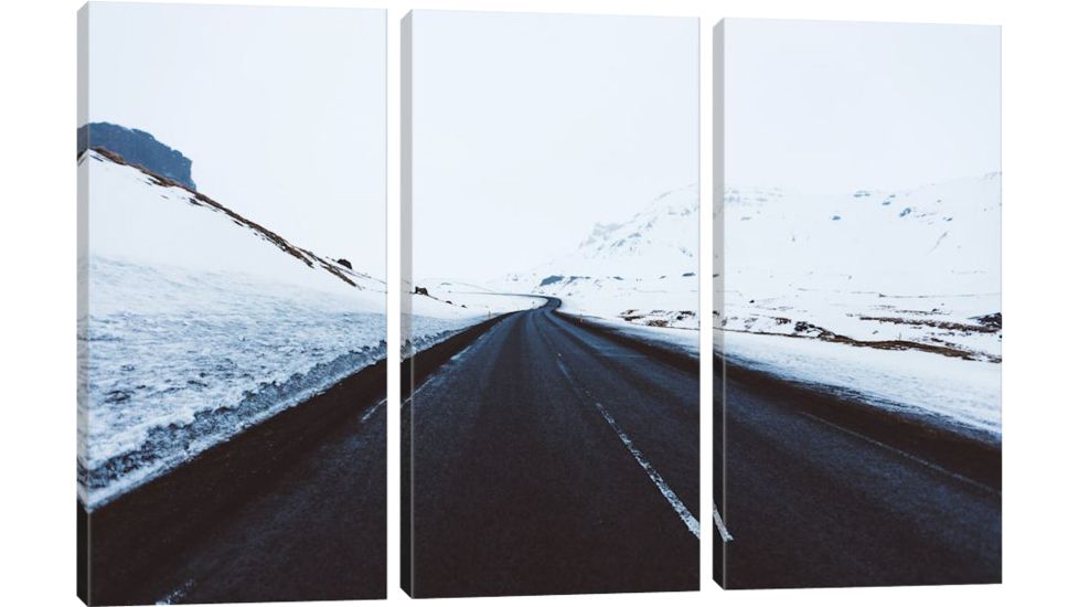 iCanvas Icelandic Roads II by Christopher Kerksieck Canvas Print, Multi, 40 x 60 CKE47-3PC3-60x40