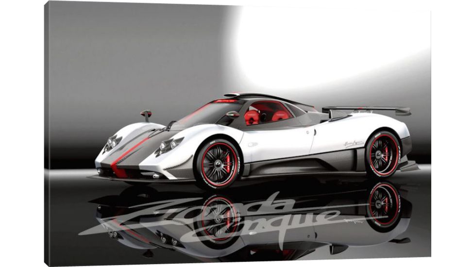 iCanvas Pagani Zonda Cinque Artist Canvas Print, 12 x 18 3551-1PC3-18x12