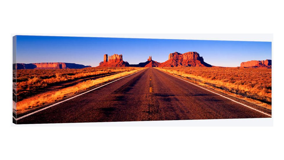iCanvas Road Monument Valley, Arizona, USA, Multi, 60x20x0.75 PIM432-1PC3-60x20