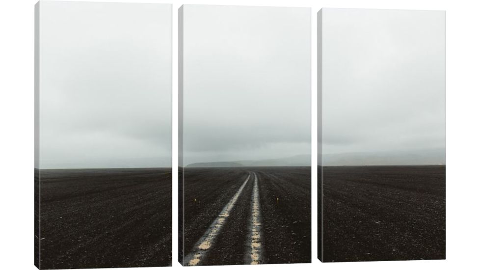 iCanvas Road To The Bomber Plane by Christopher Kerksieck Canvas Print, Multi, 40 x 60 CKE43-3PC3-60x40