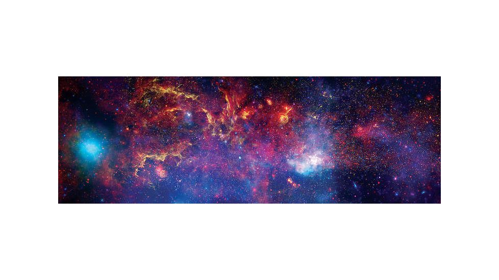 iCanvas The Central Region Of The Milky Way Galaxy by Stocktrek Images Canvas Print, Multi, 36x12 TRK1714-1PC3-36x12
