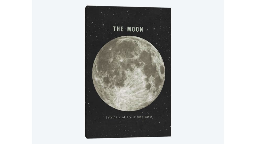 iCanvas The Moon Landscape by Terry Fan Canvas Print, Multi, 40x26x0.75 TFN205-1PC3-40x26
