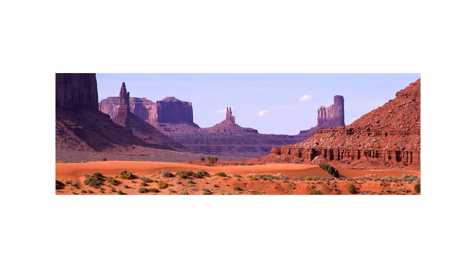 iCanvas View To Northwest From 1st Marker In The Valley, Monument Valley, Arizona, USA, Multi, 48x16x0.75 3P PIM727-3PC3-48x16
