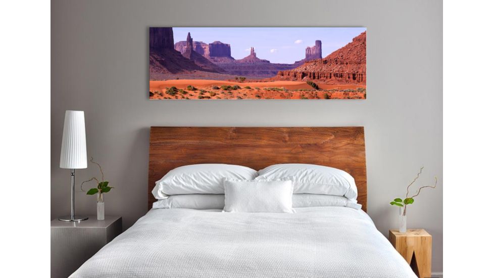 iCanvas View To Northwest From 1st Marker In The Valley, Monument Valley, Arizona, USA, Multi, 48x16x0.75 3P PIM727-3PC3-48x16