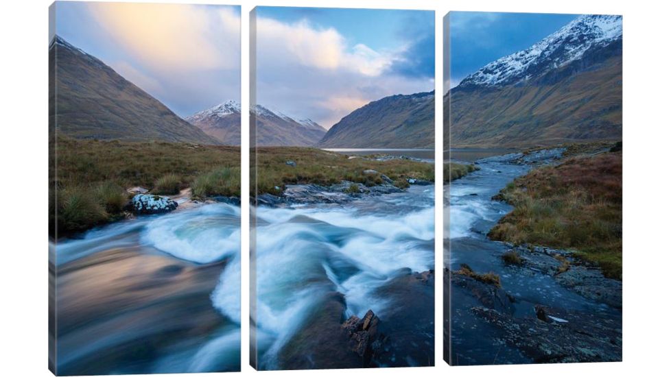 iCanvas Winter Sunset, Glencullen River, County Mayo, Connacht Province, Republic Of Ireland by Gareth McCormack Canvas Print, Multi, 40 x 60 GAR103-3PC3-60x40