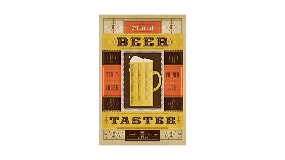 iCanvas Official Beer Taster by Anderson Design Group Print, Multi, 40x26x0.75 ADG265-1PC3-40x26