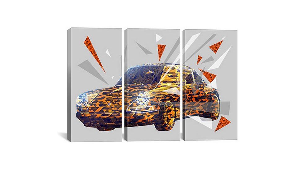 iCanvas Street Cheetah by Ginger Canvas Print, Multi, 60x40x0.75, 3P ICA977-3PC3-60x40