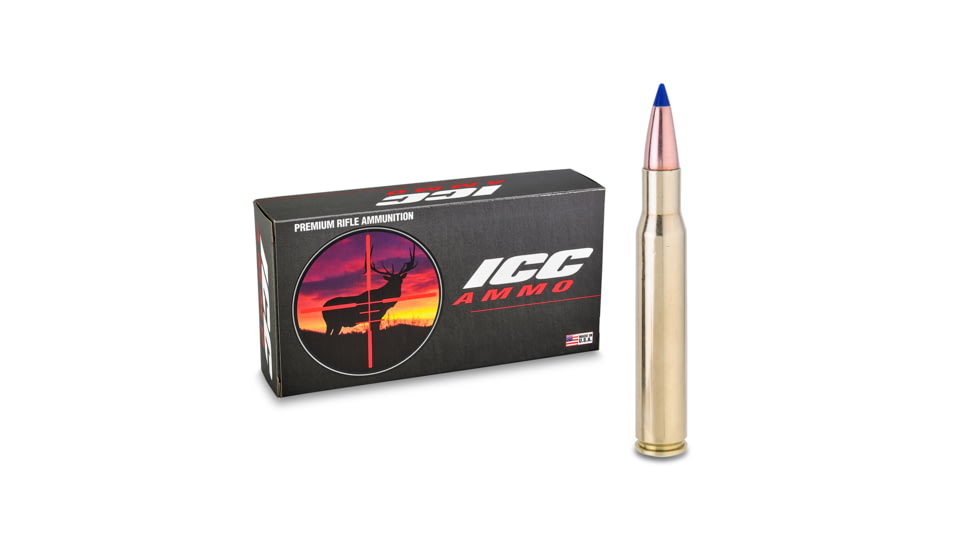 ICC Ammo .30-06 SPFD 150 Grain Lead-Free Ballistic Tip Brass Rifle Ammo, 20 Rounds, 3006-150TTSX-B