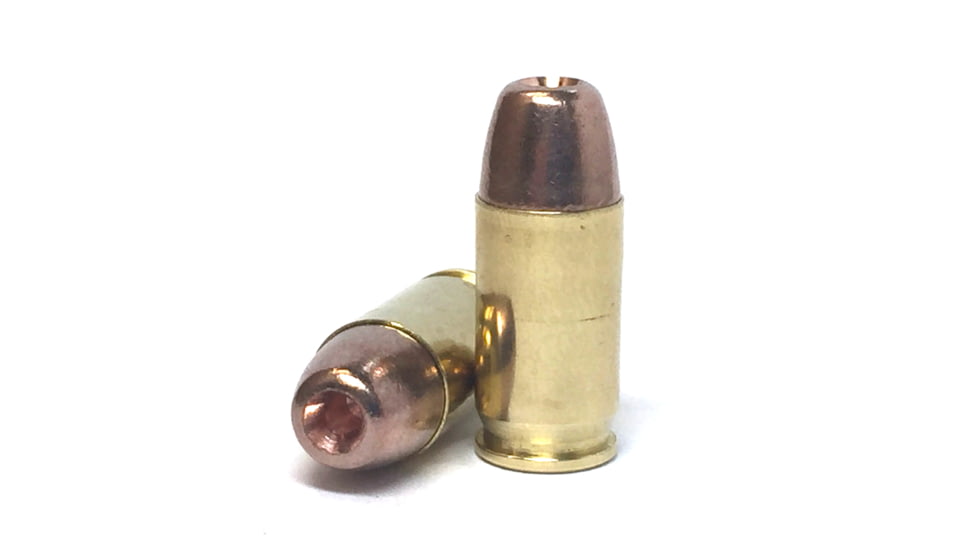 ICC Ammo .380 ACP 75 Grain Frangible Hollow Point Brass Pistol Ammo, 20 Rounds, 380-075XHP20