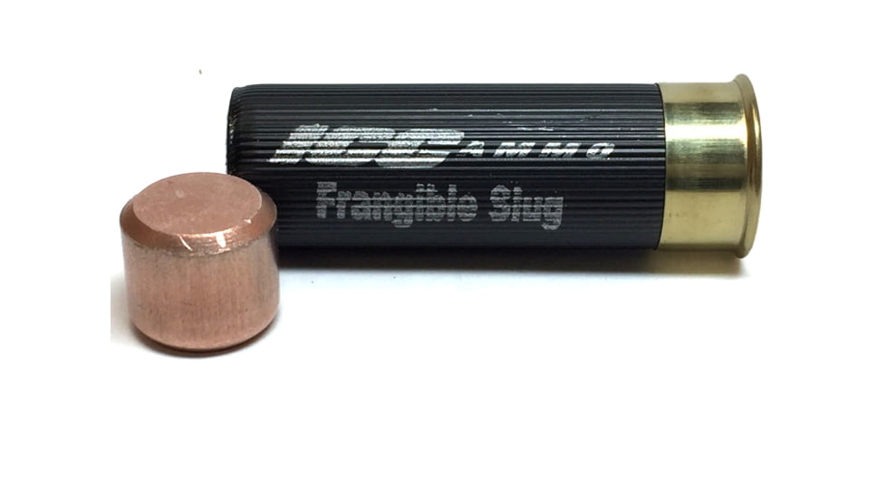ICC Ammo Gold Elite 12 gauge 325 Grain Frangible Slug Plastic Pistol Ammunition, 5 Rounds, 012-325SLG-B