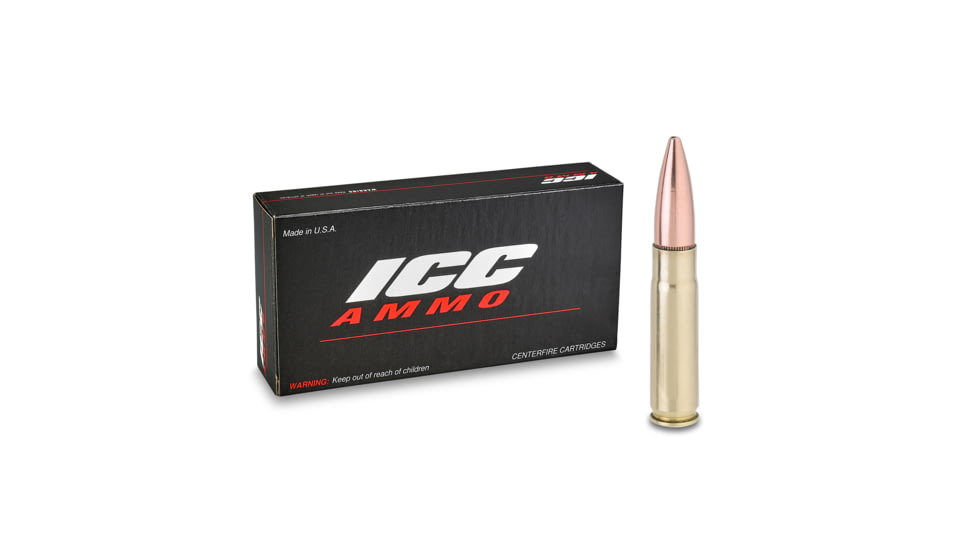 ICC Ammo Gold Elite .300 BLK 140 Grain Frangible JOTM Brass Rifle Ammo, 20 Rounds, 300BLK-140JOT-B