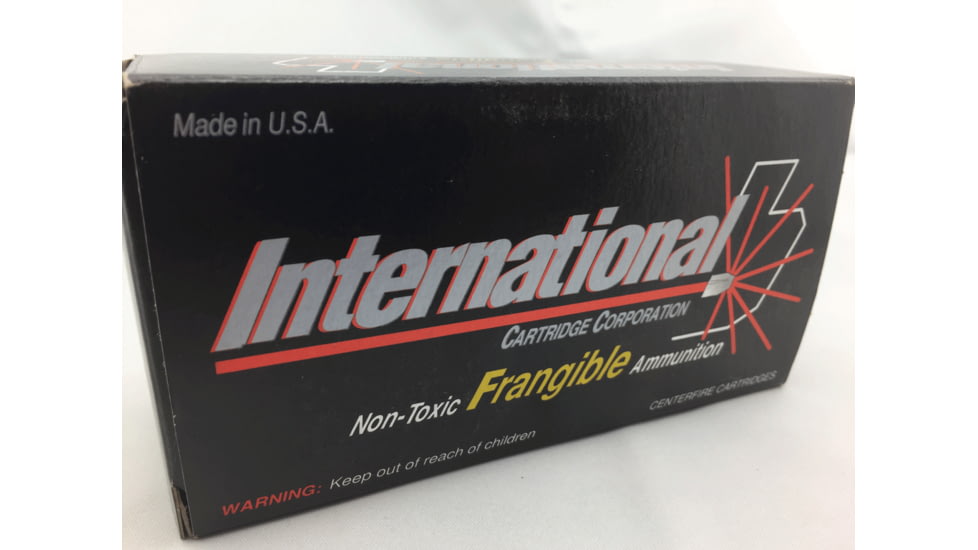 ICC Ammo Gold Elite .38 SPL 100 Grain Frangible Flat Point Brass Pistol Ammo, 50 Rounds, 038-100PTR-B