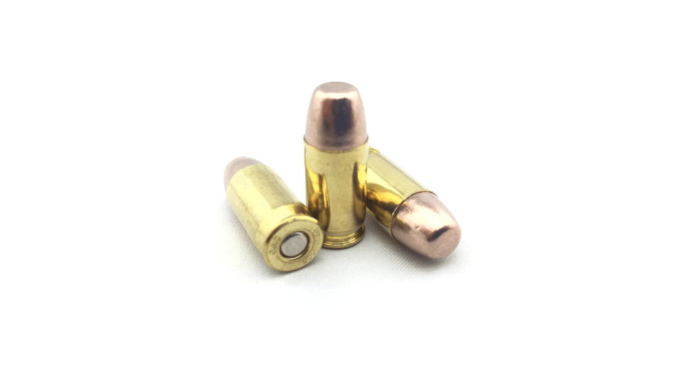 ICC Ammo Gold Elite .380 ACP 75 Grain Frangible Flat Point Brass Pistol Ammo, 50 Rounds, 380-075XFP-B
