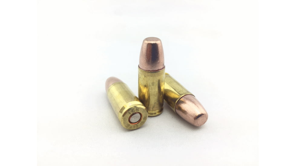 ICC Ammo Gold Elite 9mm 100 Grain Frangible Flat Point Brass Pistol Ammo, 1000 Rounds, 009-100XFP-M