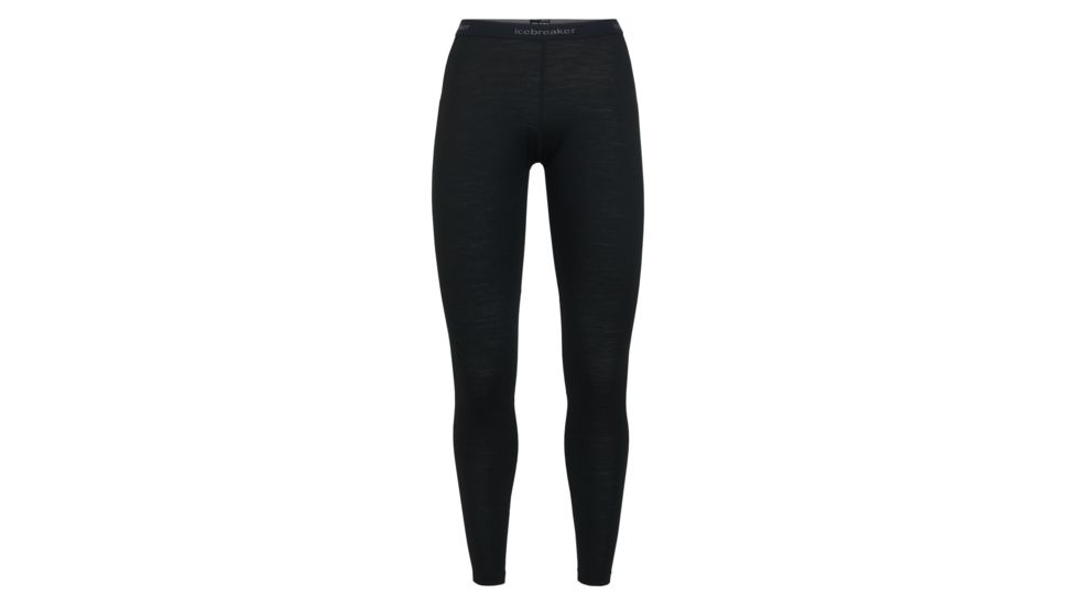 Icebreaker 150 Zone Leggings - Womens, Black/Mineral, Extra Small, 104334-001-XS