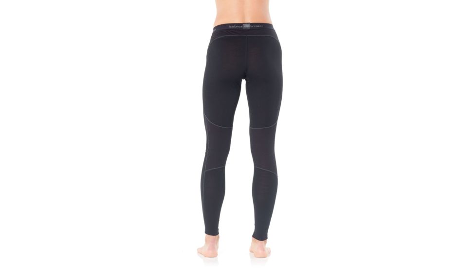 Icebreaker 150 Zone Leggings - Womens, Black/Mineral, Extra Small, 104334-001-XS