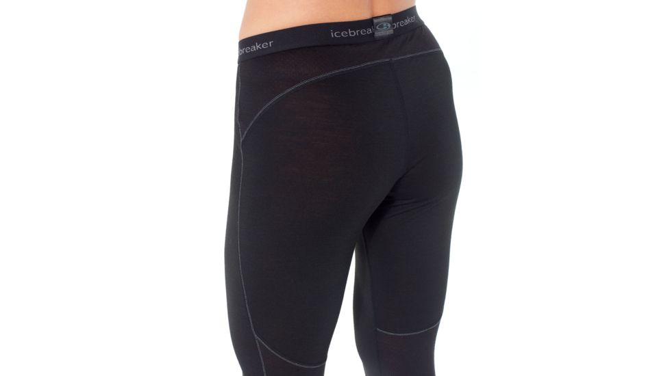 Icebreaker 150 Zone Leggings - Womens, Black/Mineral, Extra Small, 104334-001-XS