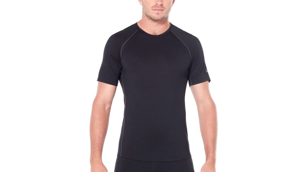 Icebreaker 150 Zone SS Crewe, Black/Mineral, 2XL, 104346-001-XXL