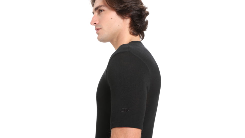 Icebreaker 175 Everyday Short Sleeve Crewe Thermal Top - Mens, Black, Medium, IB104482001M