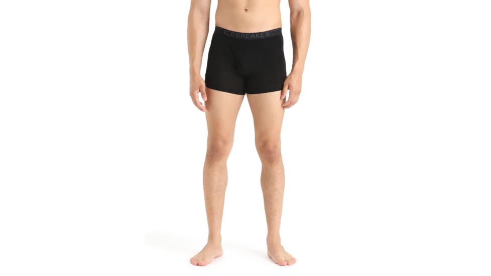 Icebreaker 175 Everyday Thermal Boxers w/ Fly - Mens, Black, Small, IB104485001S