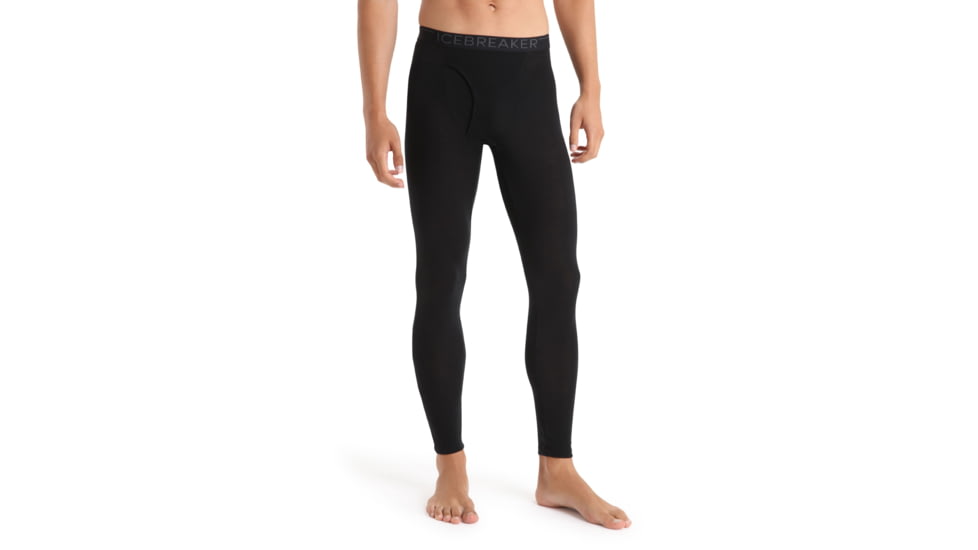Icebreaker 175 Everyday Thermal Leggings w/ Fly - Mens, Black, Small, IB104510001S