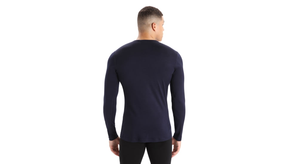 Icebreaker 200 Oasis Long Sleeve Crewe - Mens, Midnight Navy, 3XL, IB1043654013XL