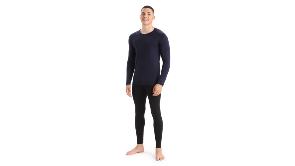 Icebreaker 200 Oasis Long Sleeve Crewe - Men's, Midnight Navy, 3XL, IB1043654013XL
