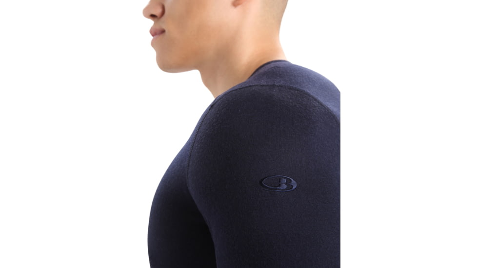 Icebreaker 200 Oasis Long Sleeve Crewe - Mens, Midnight Navy, 3XL, IB1043654013XL