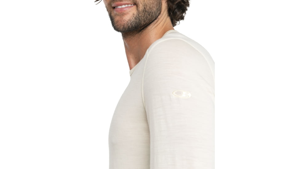 Icebreaker 200 Oasis Long Sleeve Crewe - Mens, Undyed, Medium, IB104365000M