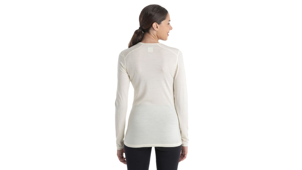 Icebreaker 200 Oasis Long Sleeve Crewe - Women's, Undyed, Small, IB104375000S
