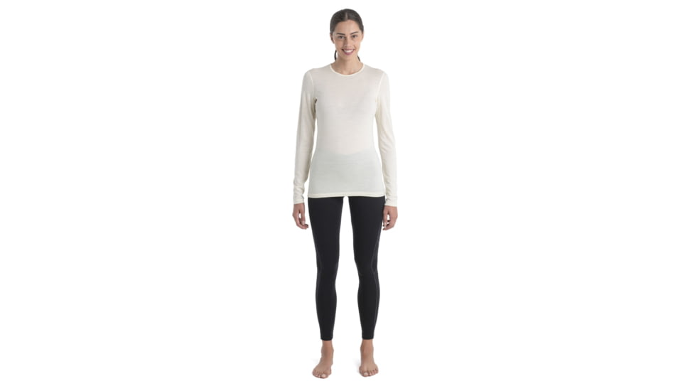 Icebreaker 200 Oasis Long Sleeve Crewe - Womens, Undyed, Small, IB104375000S