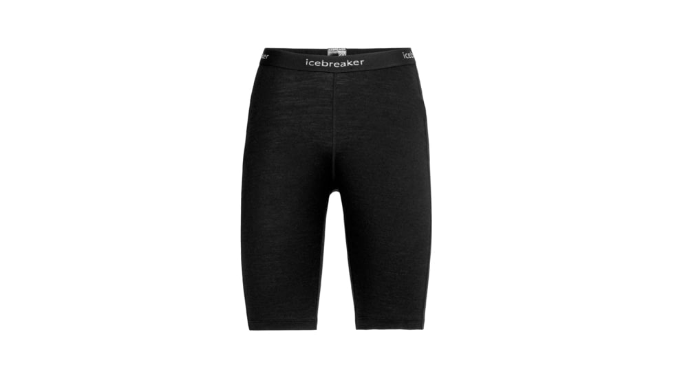 Icebreaker 200 Oasis Thermal Shorts - Womens, Black, Large, IB0A59KZ001L