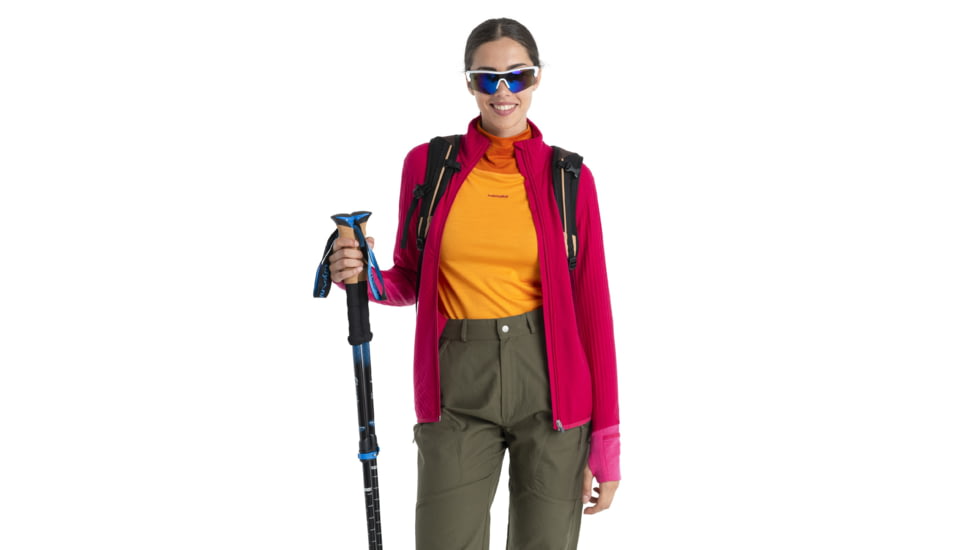 Icebreaker 200 Sonebula Thermal Leggings - Womens, Earth/Electron Pink/Cb, Small, IB0A59JS902S