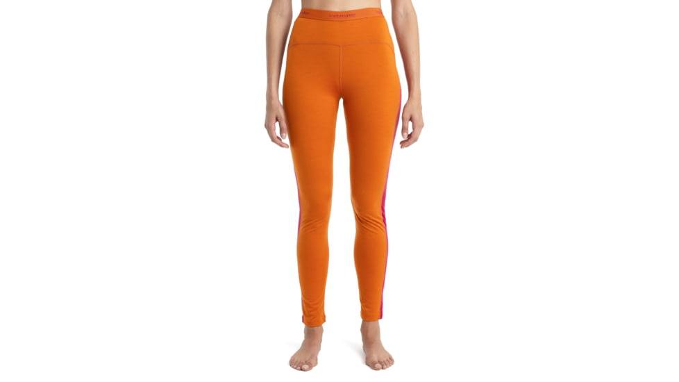 Icebreaker 200 Sonebula Thermal Leggings - Womens, Earth/Electron Pink/Cb, Small, IB0A59JS902S