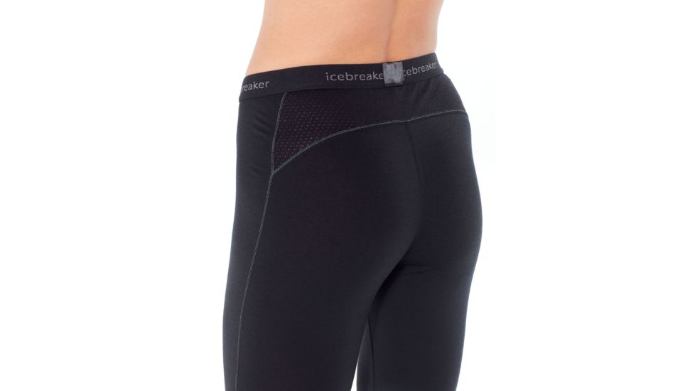 Icebreaker 200 Zone Leggings, Black/Mineral, Extra Small, 104427-001-XS