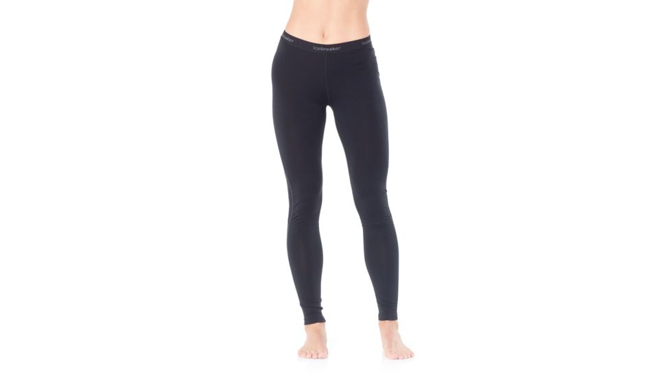Icebreaker 200 Zone Leggings, Black/Mineral, Extra Small, 104427-001-XS
