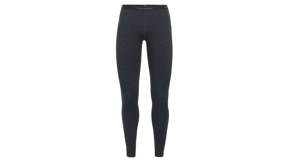 Icebreaker 250 Vertex Leggings Mountain Dash - Womens, Jet Heather/Black, Small, 104496-001-S