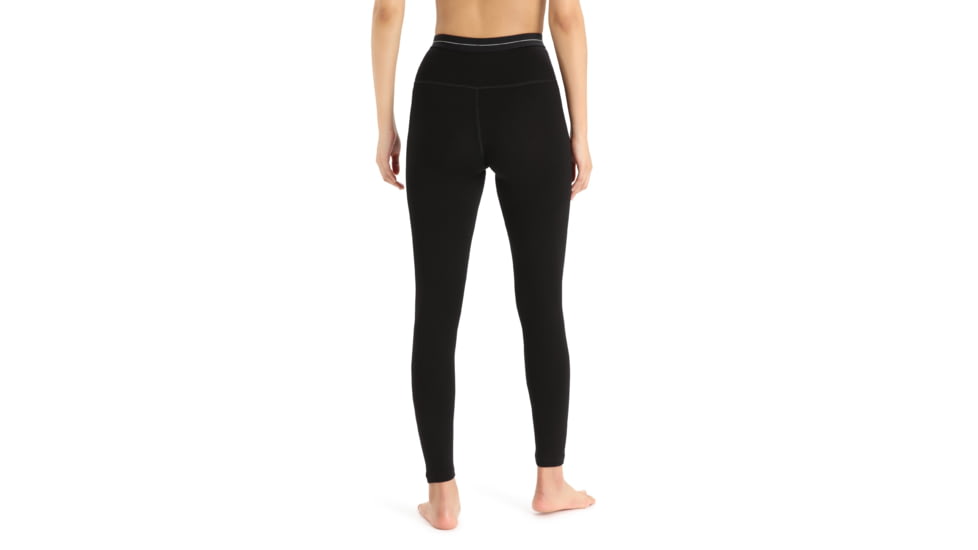 Icebreaker 260 Tech High Rise Thermal Leggings - Womens, Black, Extra Small, IB0A56I4001XS