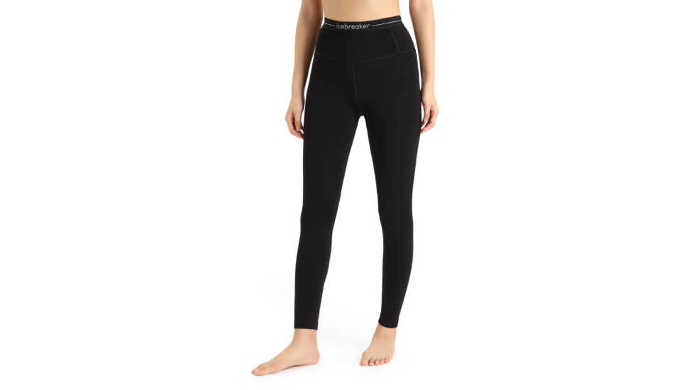 Icebreaker 260 Tech High Rise Thermal Leggings - Women's, Black, Extra Small, IB0A56I4001XS