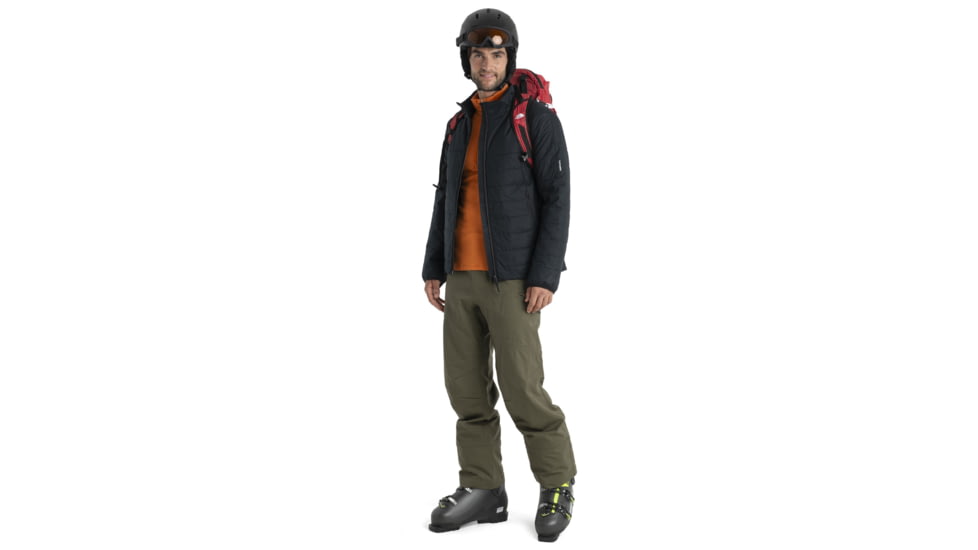 Icebreaker 260 Tech Long Sleeve Half Zip Thermal Top - Mens, Earth, Extra Large, IB104372865XL