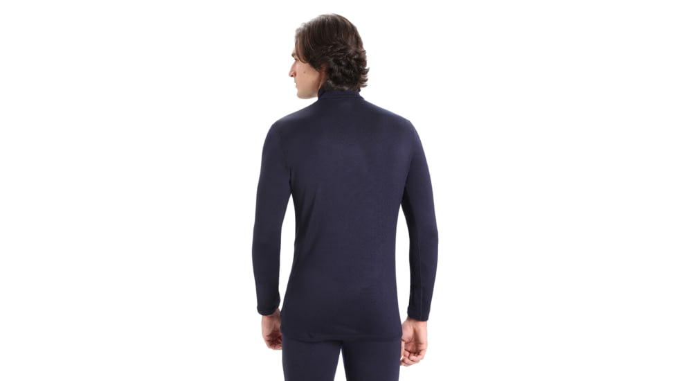 Icebreaker 260 Tech Long Sleeve Half Zip Thermal Top - Mens, Midnight Navy, Extra Small, IB104372401XS