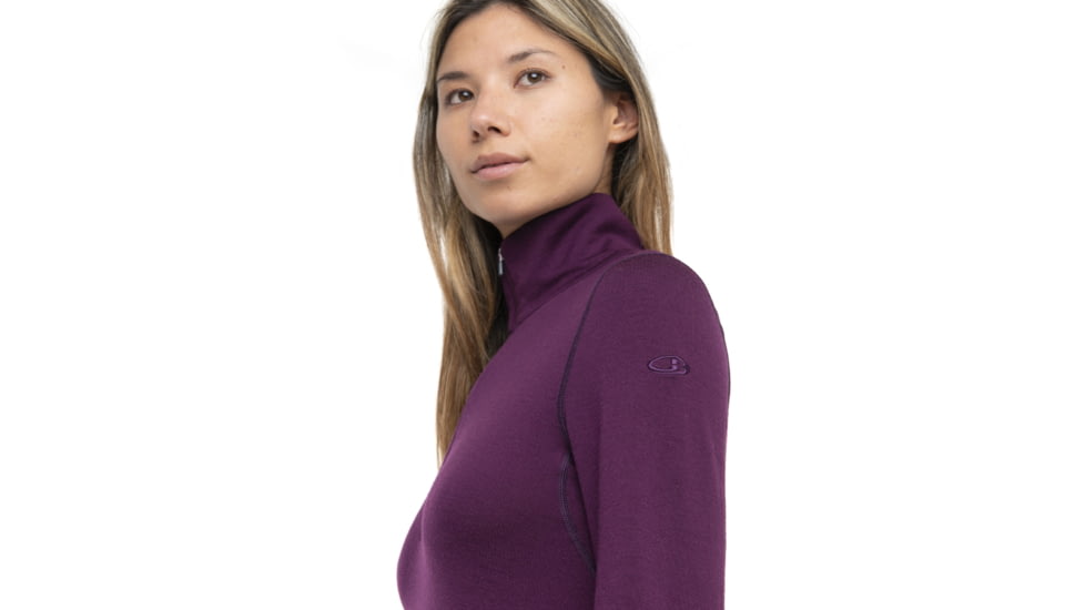 Icebreaker 260 Tech Long Sleeve Half Zip Thermal Top - Womens, Nightshade, Extra Small, IB104390853XS