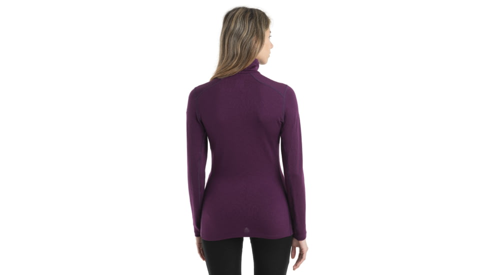 Icebreaker 260 Tech Long Sleeve Half Zip Thermal Top - Womens, Nightshade, Extra Small, IB104390853XS