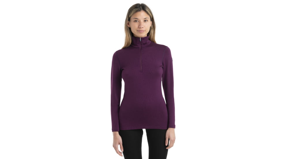 Icebreaker 260 Tech Long Sleeve Half Zip Thermal Top - Womens, Nightshade, Extra Small, IB104390853XS