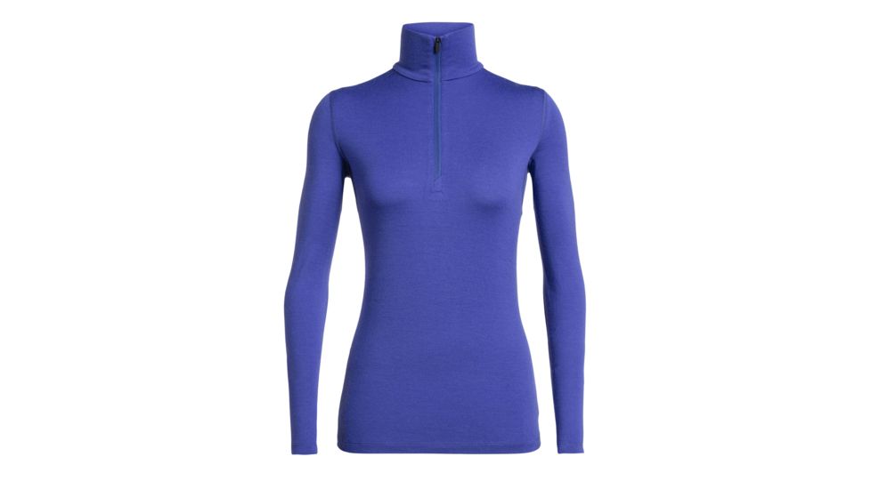 Icebreaker 260 Tech Long Sleeve Half Zip - Womens, Mystic, Medium, 104390510M
