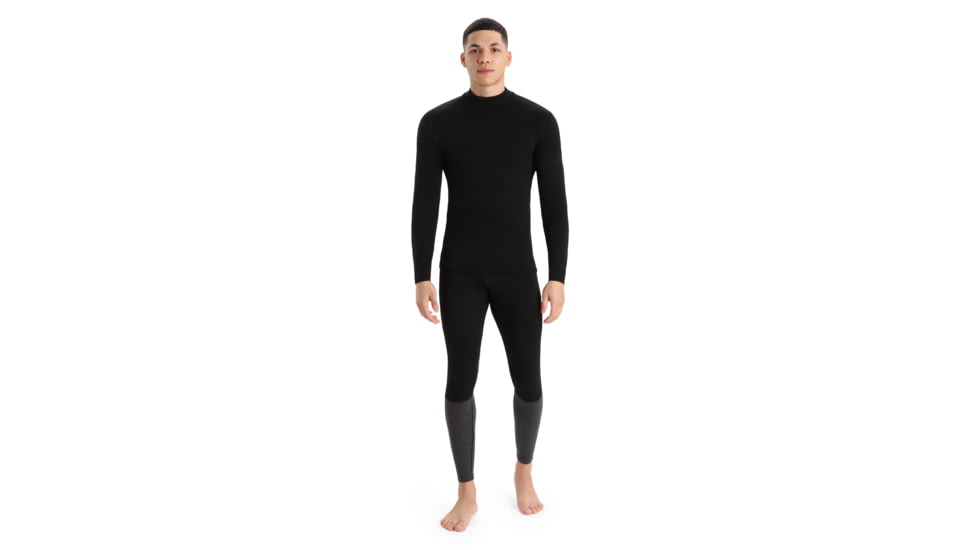 Icebreaker 260 Tech Long Sleeve Turtleneck Thermal Top - Men's, Black, 2XL, IB0A56IE001XXL