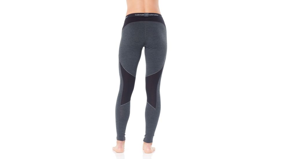 Icebreaker 260 Zone Leggings, Jet Hthr/Black/Snow, Extra Large, 104396-001-XL