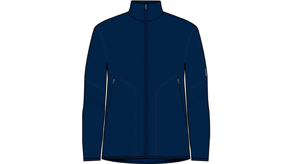 Icebreaker 560 Realfleece Elemental II Long Sleeve Zip Top - Men's, Royal Navy, Small, IB0A56QN466S